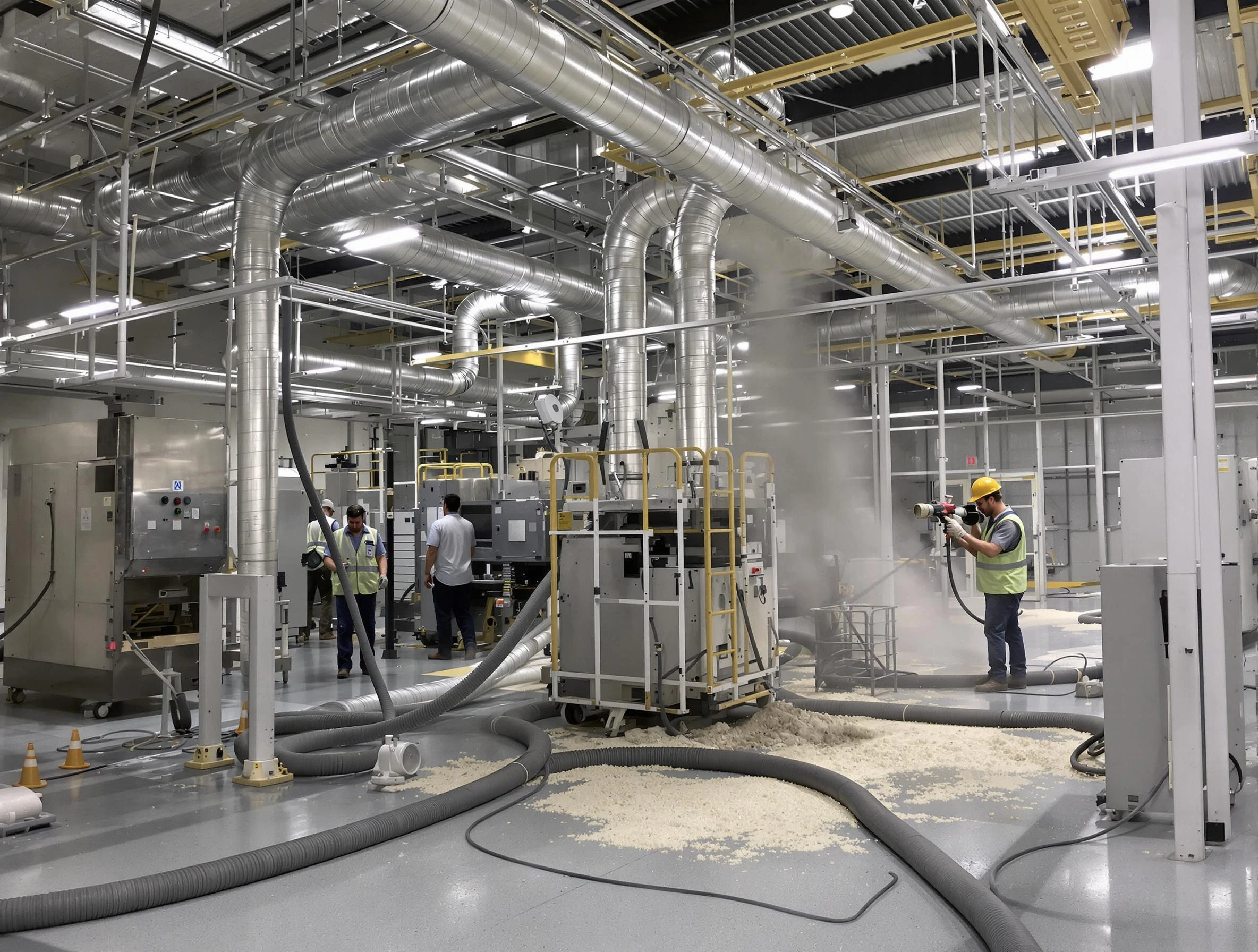 Heavy-duty industrial duct cleaning by Anaheim Air Duct Cleaning in Anaheim